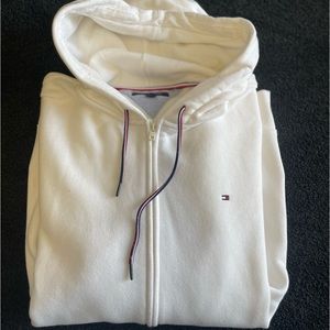 Tommy Hilfiger full zip sweatshirt XXL Off white